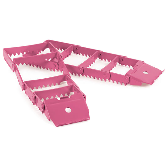 Grilles de traction roses robustes, pliables