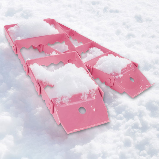 Foldable Steel Pink Traction Aids